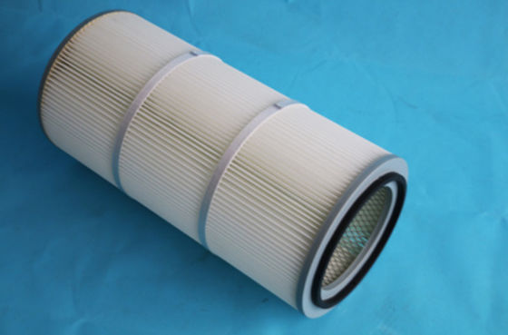 Kartrid Filter Debu Polyester Profesional Dengan Membran PTFE Mudah Dipasang