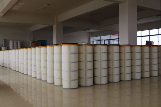 Kartrid Filter Pelindung Baja Tiga - Lugs untuk Konsentrasi Bubuk Besar