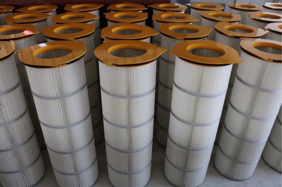 Kartrid Filter Pelindung Baja Tiga - Lugs untuk Konsentrasi Bubuk Besar