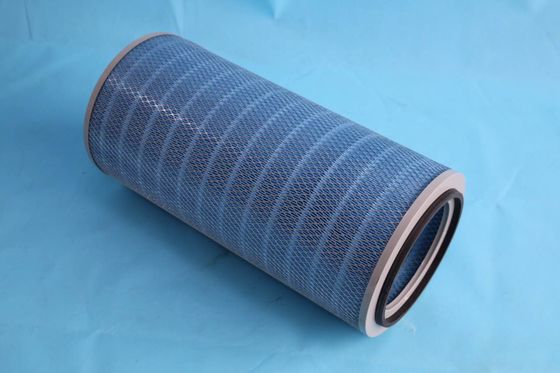 Flame Retardant Pengelasan debu Filter Cartridge Polyester Material ukuran yang disesuaikan