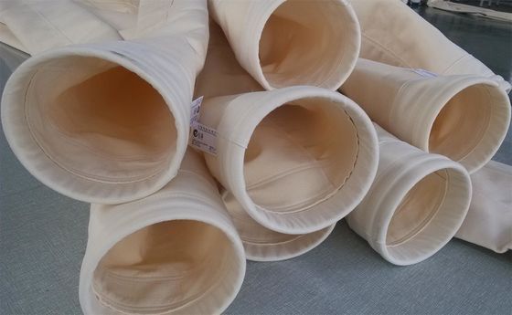 Pabrik semen Nomex Aramid Filter Bag Dengan PTFE Membran Anti - Alkali