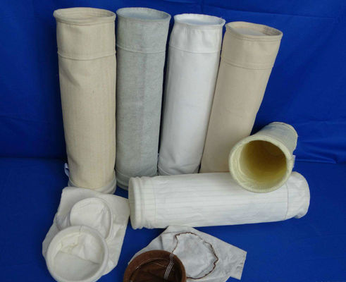 100% PTFE murni Filter Bag Kain Filter Plant Bags 1000mm~8000mm Panjang