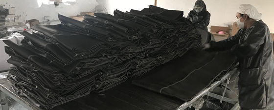 Penghapusan debu Serat kaca Baghouse Filter Bags 630GSM tahan suhu tinggi