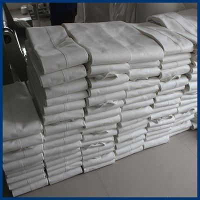 Profesional Polyester minyak & air repellent Baghouse Filter Bags / Reverse Pulse Jet Bag Filter