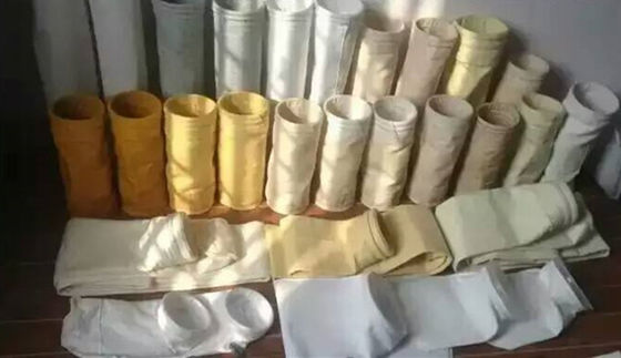 800GSM Tas Filter Suhu Tinggi / Tas Filter Serat Kaca FMS