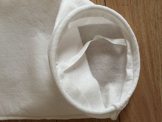 PE Multifilament Mesh Liquid Filter Bag Konstruksi Benang Jahit Untuk Industri Resin