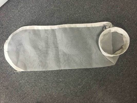 Multifilament Nylon 190 Micron Filter Bag Hot - Melt Konstruksi
