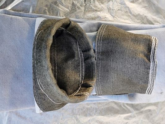 Tinggi Suhu Fiberglass Minyak & Air Repellent Filter Bag Untuk Pabrik Semen