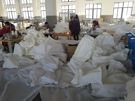 Tas Filter Cairan Polyester Putih Untuk Pengolahan Air