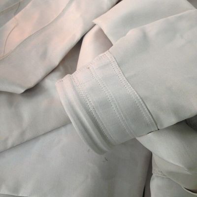 Dia 300mm Reverse Dust Collector Bag Filter Serat Kaca Suhu Tinggi untuk Pabrik Baja