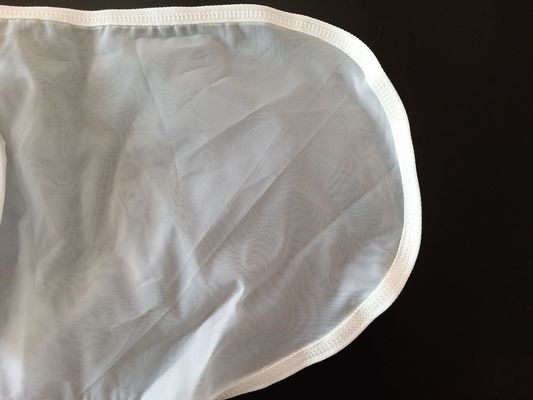 Tas Filter Air Nylon 100% Berkualitas Makanan 300 Mikron Dengan Lingkaran Gantung