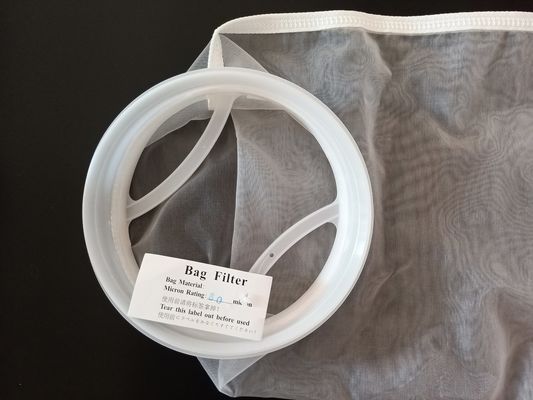 Pembersihan Air Kopi Filter Cairan Tas Zinc Plated Top 1200um Mikron