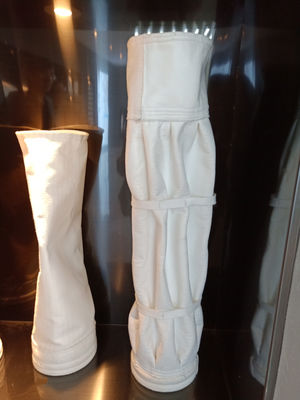 Star Pleated Polyester Filter Bag 450GSM 550GSM Untuk sistem pengumpul debu