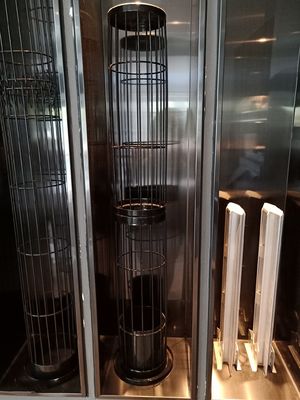 Star Pleated Polyester Filter Bag 450GSM 550GSM Untuk sistem pengumpul debu