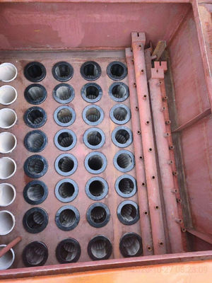 Suhu Tinggi 630GSM 7 Cincin 260 derajat RABH Serat Kaca Filter Bag untuk pembangkit listrik