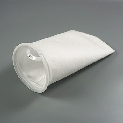Food Grade 500 Micron Nylon Mesh Liquid Filter Bag Dengan Plastik Ring