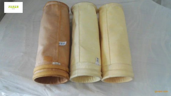 Polyester Akrilik PPS P84 PTFE Nomex Filter Bag debu tahan alkali