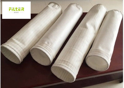 Lingkaran Homopolymer Acrylic Filter Bags Ketahanan asam Untuk Bag Filter