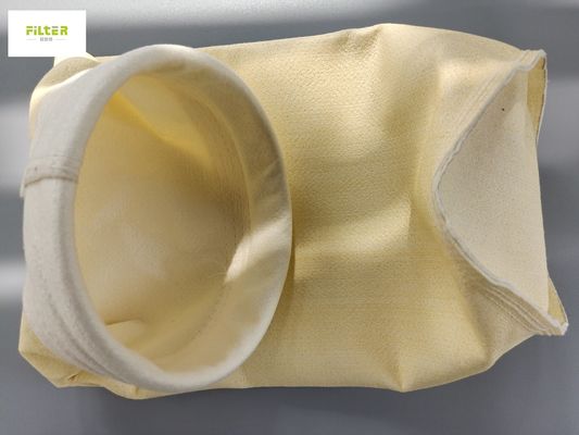 Acrylic Polyester Nomex Jarum Filter Bag 550GSM Untuk debu industri