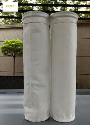 Polyester Filter Sleeves 550GSM Untuk minyak tanaman semen Water Repellent
