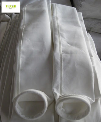 500gm~550gm Anti Abrasion Polyester Filter Bag Untuk Filter Pengolahan Minyak