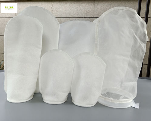 0.5 - 300um Liquid PP PE Nylon Filter Bag dengan Hot Melt Body