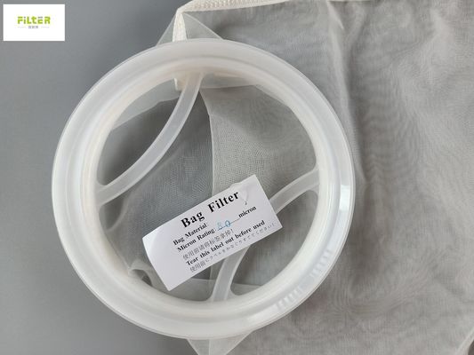 80 Mikron PP Liquid Filter Bag Untuk Pengolahan Air Minum